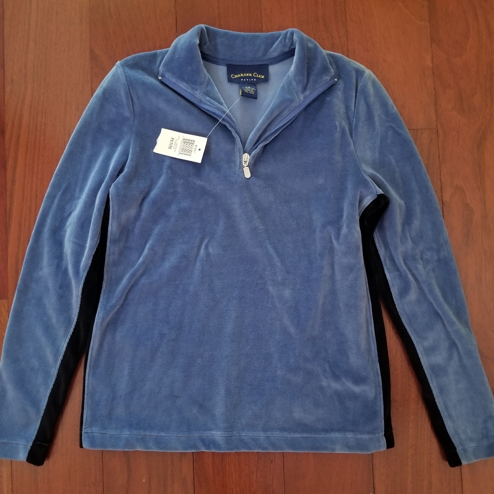 💙 Charter Club Collar Sweater